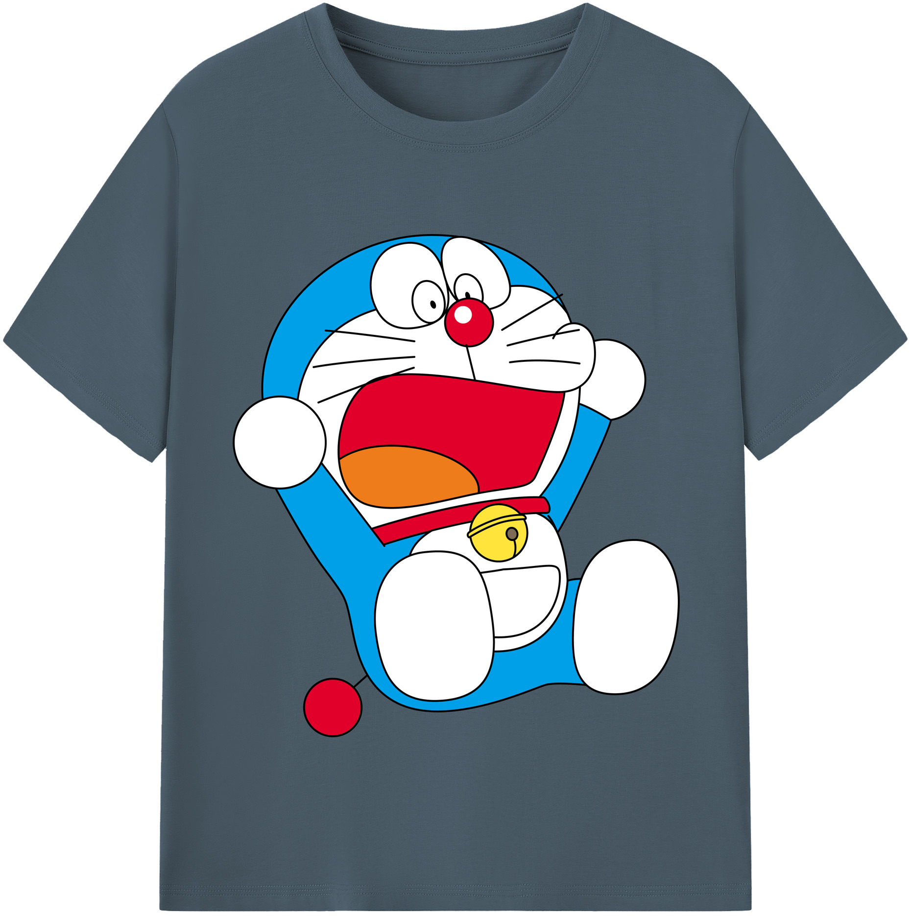 （画像用） ドラえもん Doraemon 綿100％半袖Tシャツ（フロントプリント）